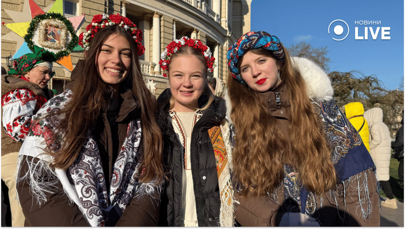 У центрі Одеси заспівали коляду