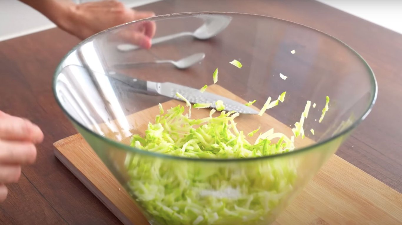 рецепт завтрака из кабачка 