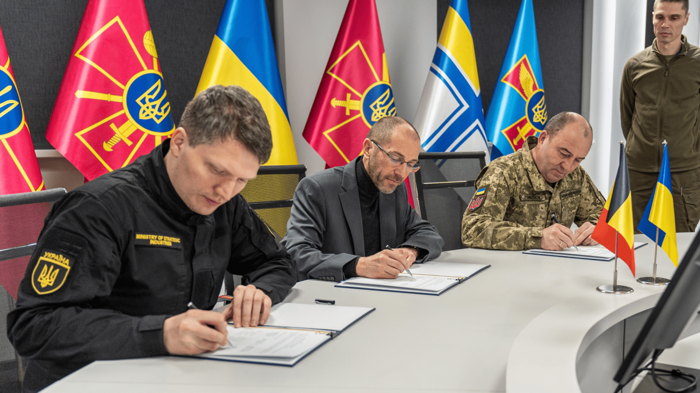 Україна та Бельгія підписали меморандум про спільне виробництво зброї