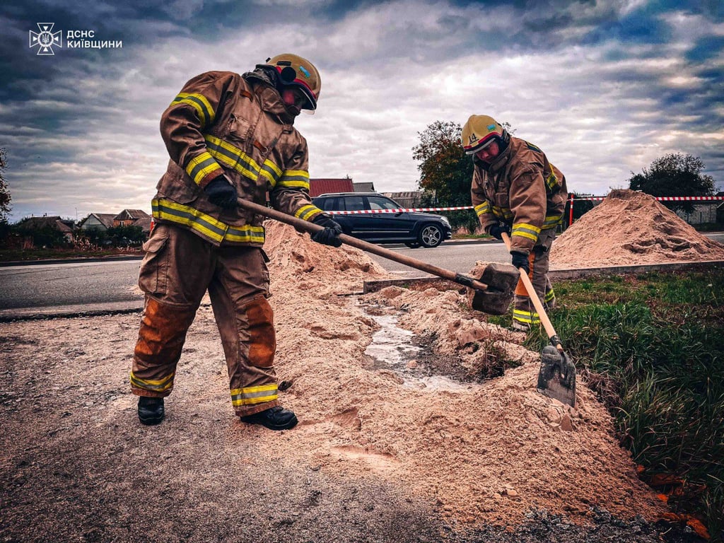 Витік хімічної речовини на Київщині 16 жовтня