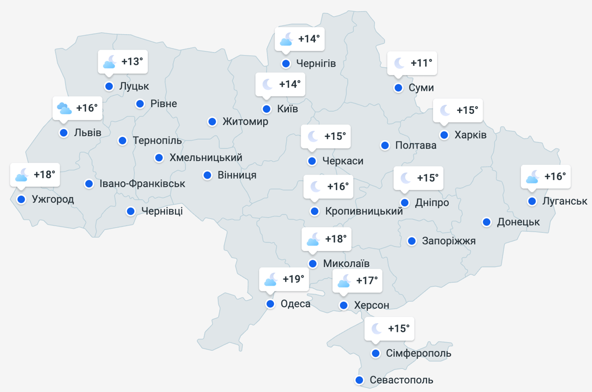 До +33 °C і без опадів: прогноз погоди в Україні на завтра - фото 1