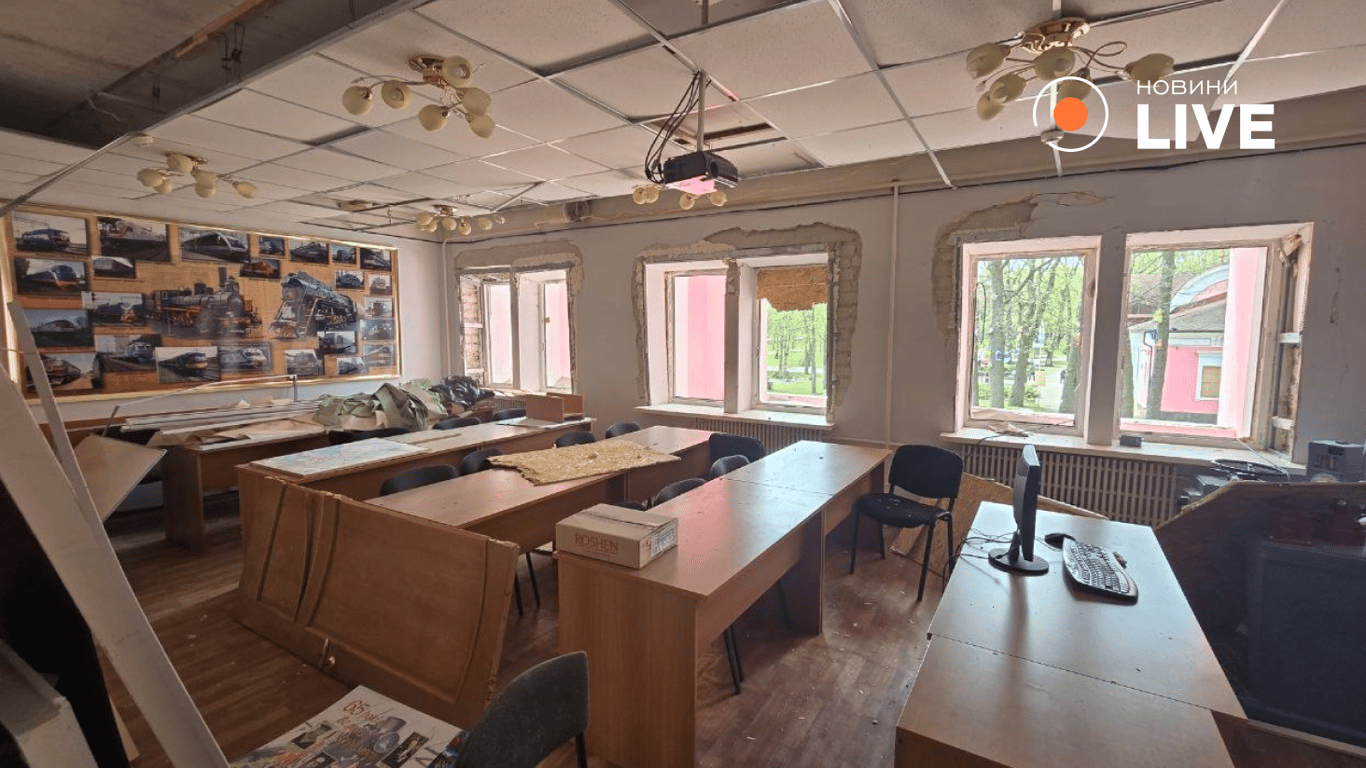 Обстріл дитячої залізниці в Харкові 25 квітня