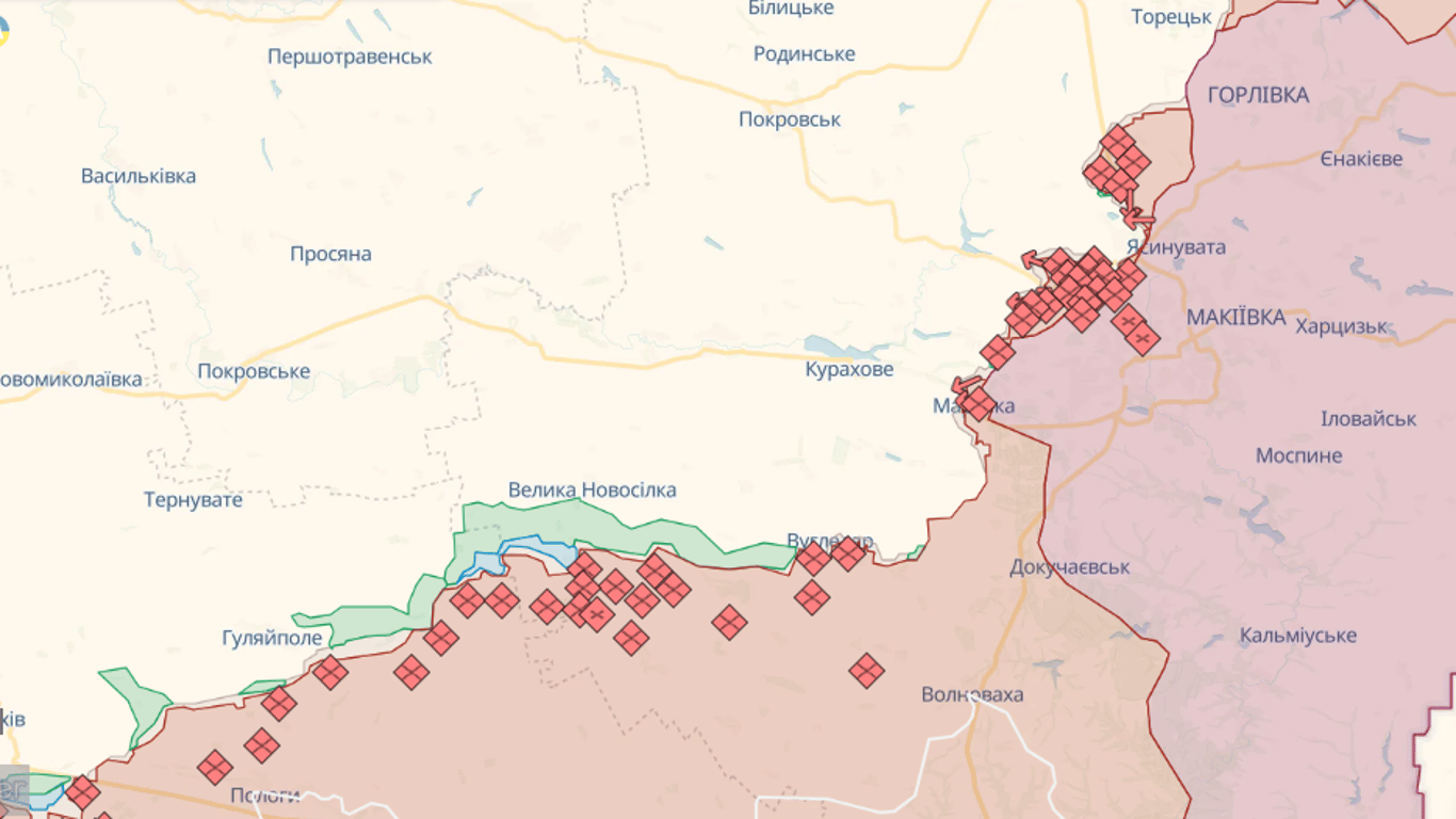 Онлайн-карты боевых действий в Украине на 31 июля: DeepState, Liveuamap, ISW