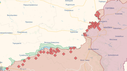 Актуальні онлайн-карти бойових дій в Україні: стан фронту на 31 липня - 285x160