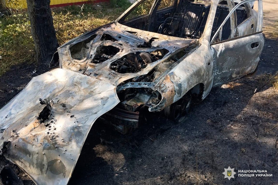 Згоріла автівка