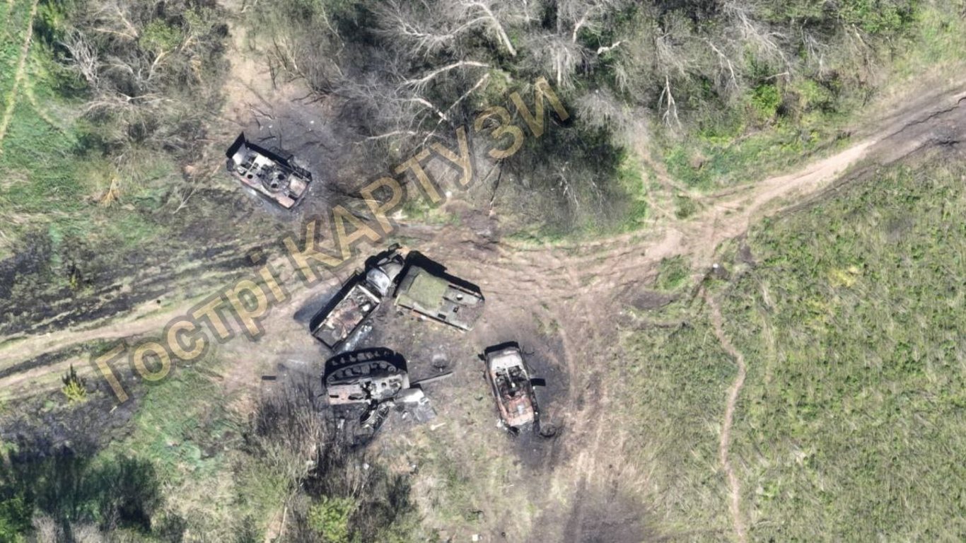 Нацгвардія розгромила російську колону, яка спробувала прорватись на Вовчанськ