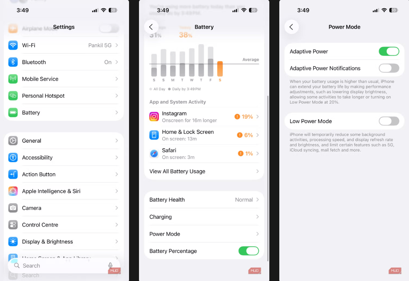 Адаптивный режим iOS 26