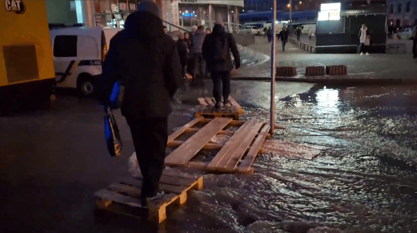 Киев 18 января атака