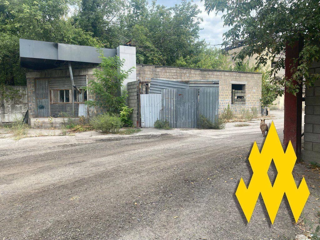 Пункт окупантов в Донецке