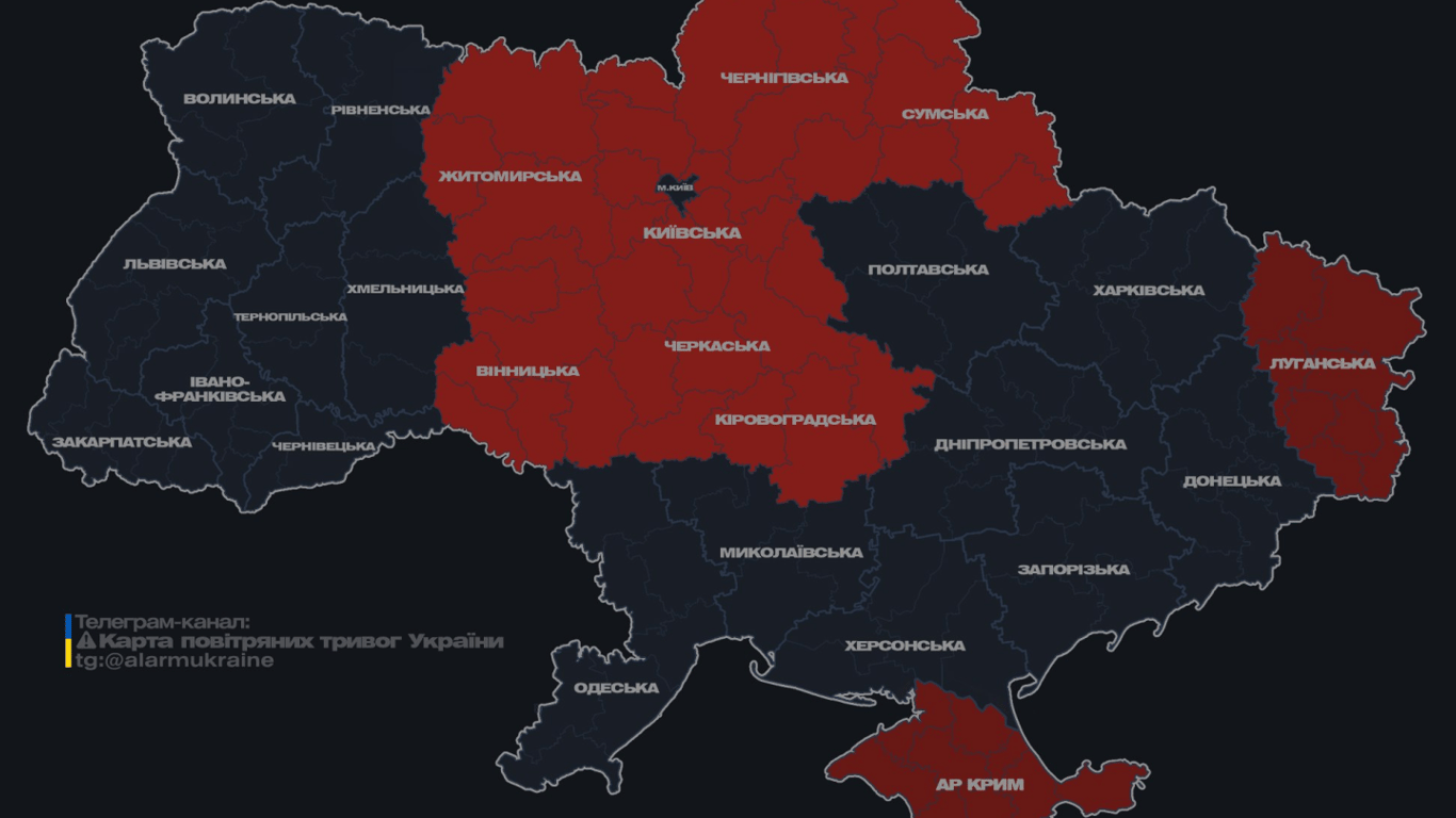 Воздушная тревога в Украине 27 сентября — угроза ракетного удара