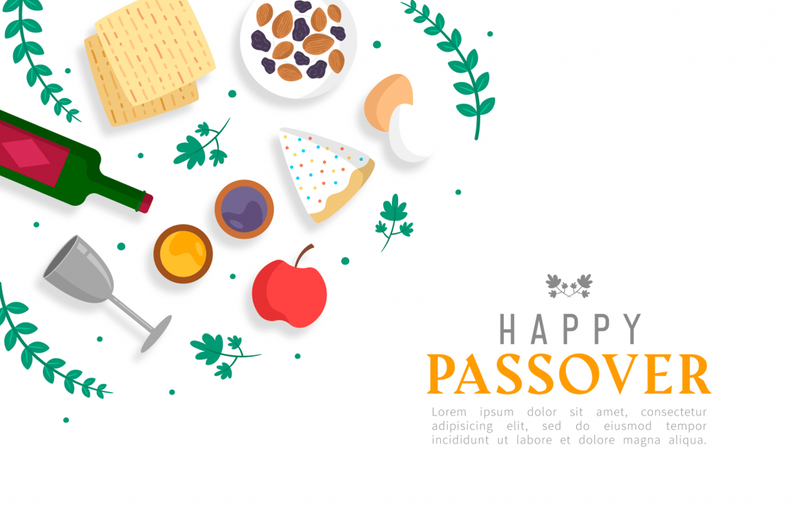 Листівки зі святом Песах 2026