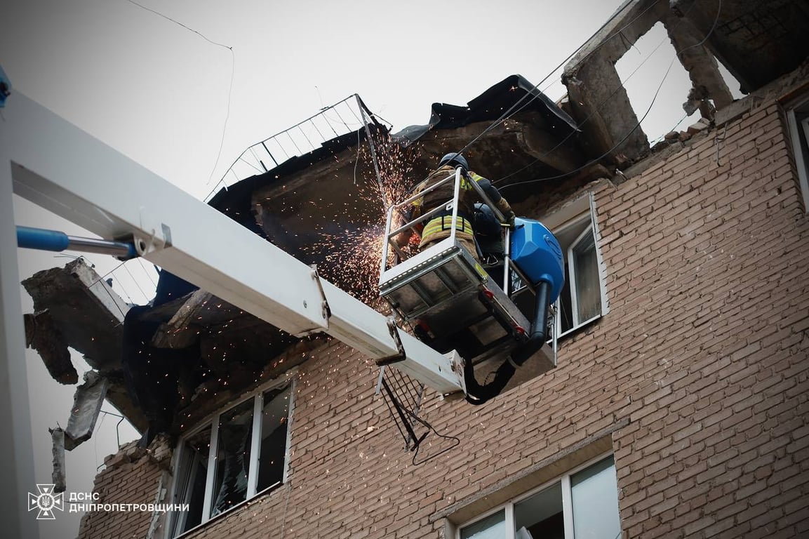 Руйнування в Кривому Розі після російської атаки: наслідки обстрілу