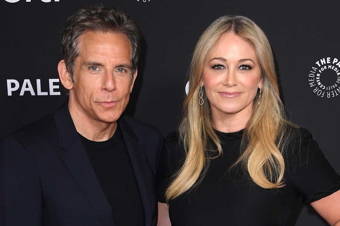 Ben Stiller and Christine Taylor