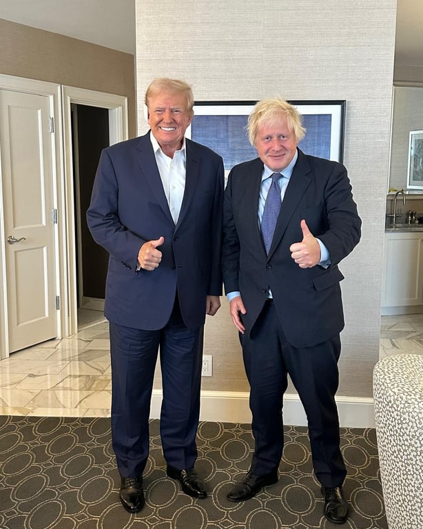 Дональд Трамп та Борис Джонсон