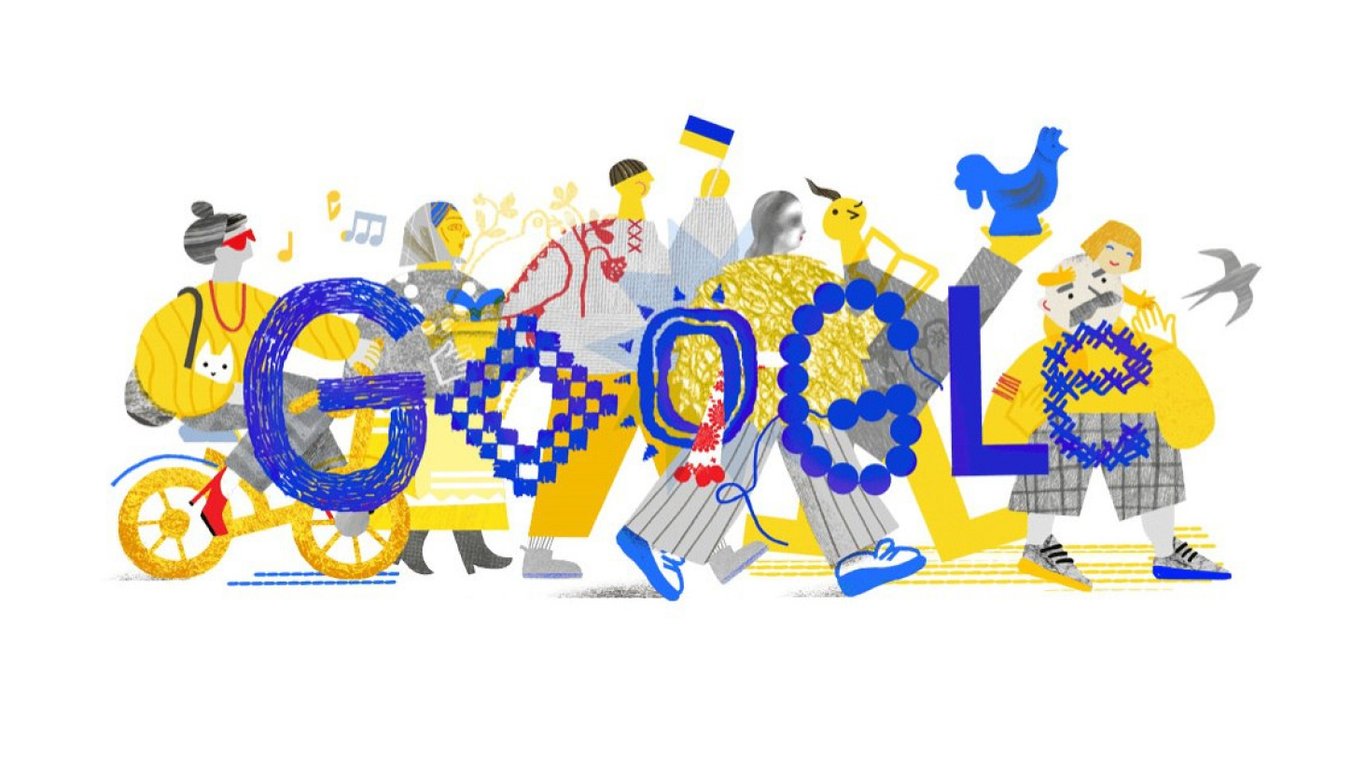 Украинка нарисовала дудл ко Дню Независимости для Google
