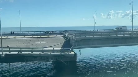 Год назад СБУ второй раз нанесла удар по Крымскому мосту — как это было - 285x160