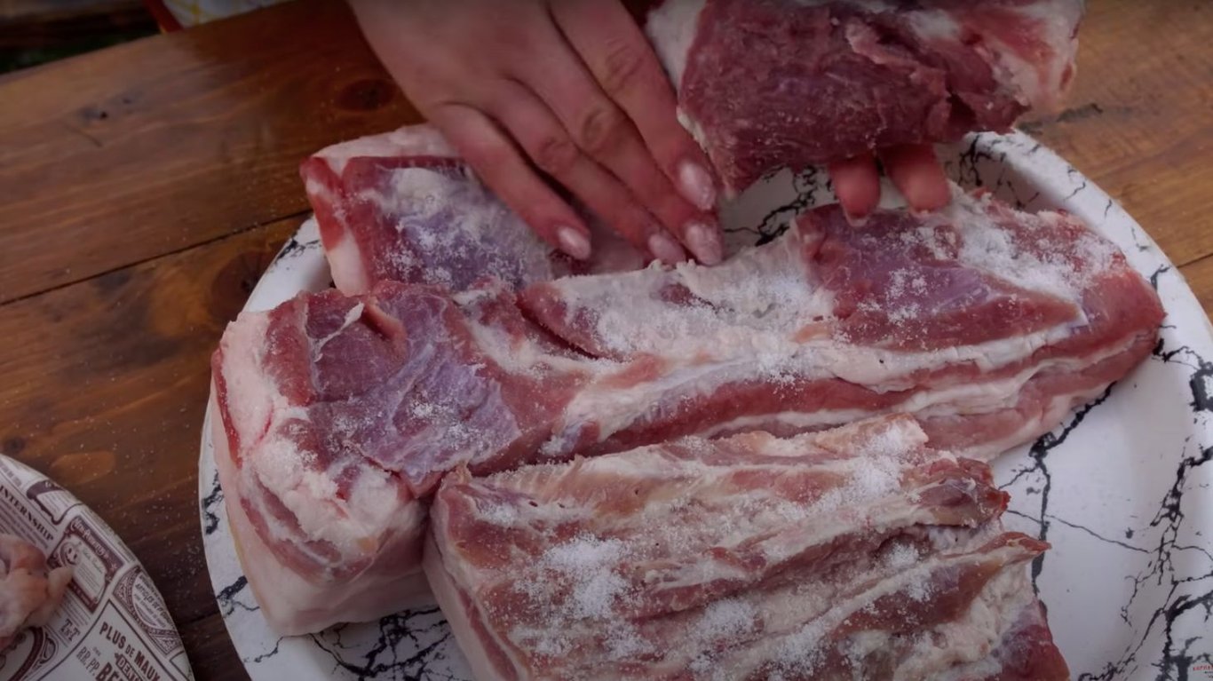 копченое сало дома