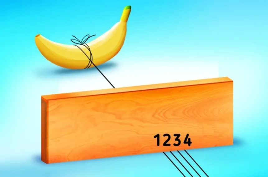 Яка нитка веде до банана — цікава оптична ілюзія на 12 секунд - фото 1