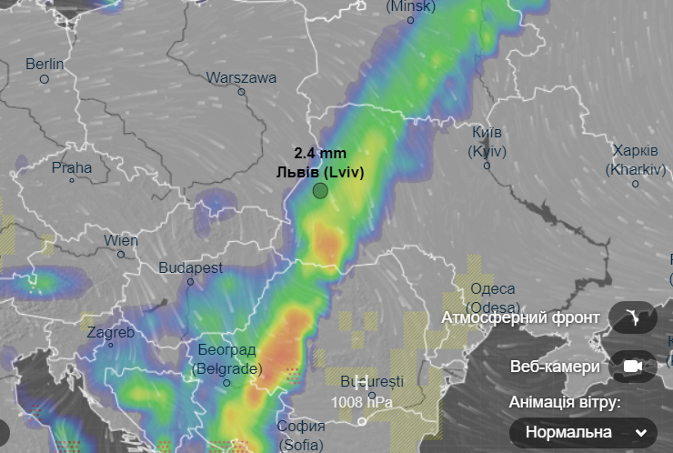 Дощі у Львові