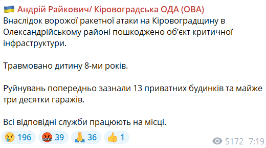 Обстріл України 8 травня