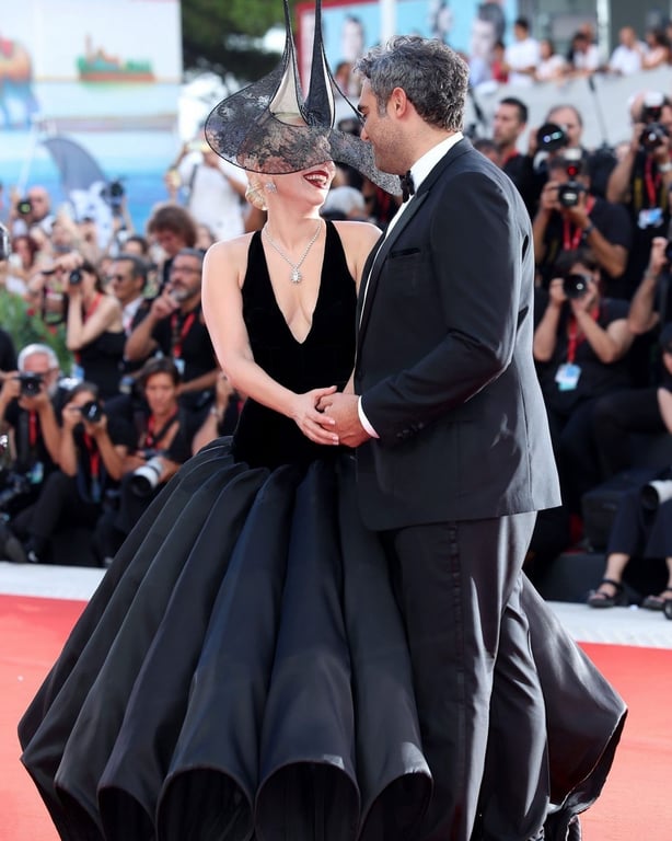 Леді Гага з Майклом Поланскі. Фото: instagram/hautecoutureglobal