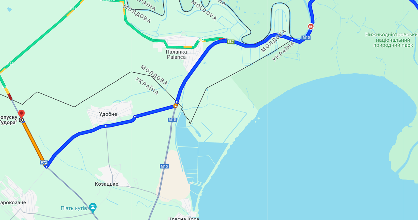 С выездом за границу не стоит спешить — движение на трассе Одесса — Рени затруднено - фото 2