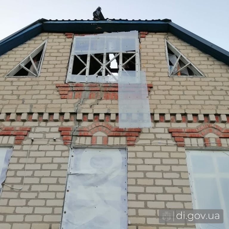 Пошкоджений будинок