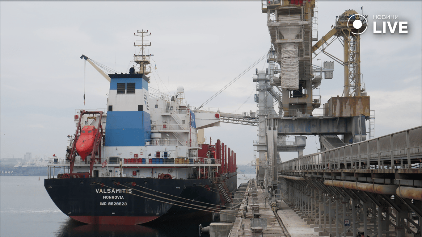 У порту на Одещині збільшилася кількість суден під завантаження