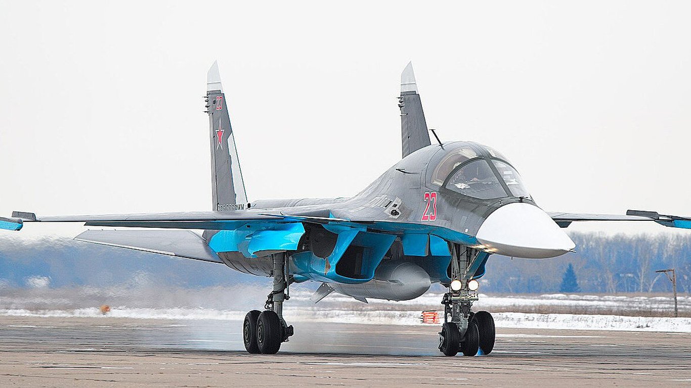 Украинские воины уничтожили очередной истребитель РФ Су-34
