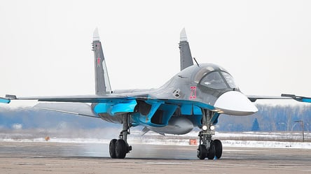 Українські воїни знищили черговий винищувач РФ Су-34 - 285x160