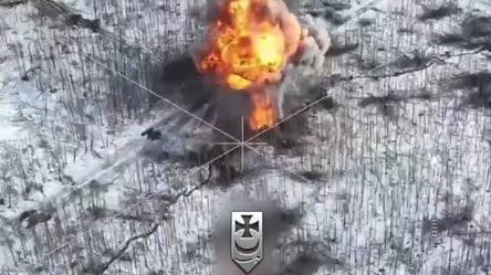 Нацгвардия "минуснула" танк и пехоту РФ — кадры эффектного уничтожения оккупантов - 285x160