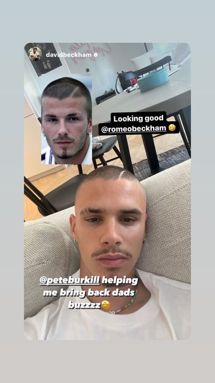 Копия отца: сын Бекхэма повторил его известный образ - фото 1