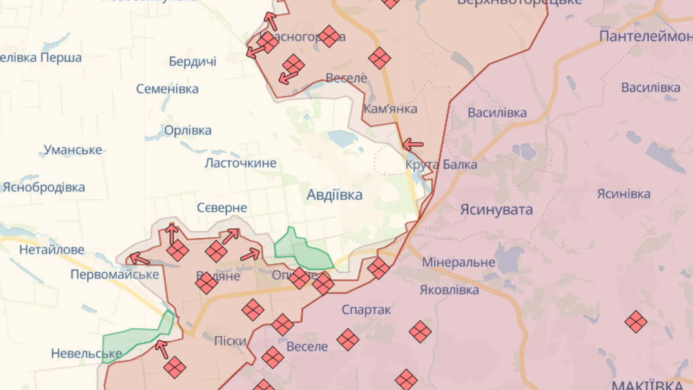 Карта боевых действий в Украине онлайн сегодня, 02.11.2023 — DeepState, Liveuamap, ISW