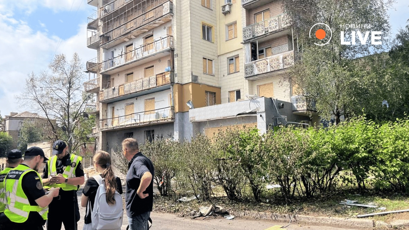 Наслідки атаки РФ по Соломʼянському районі Києва