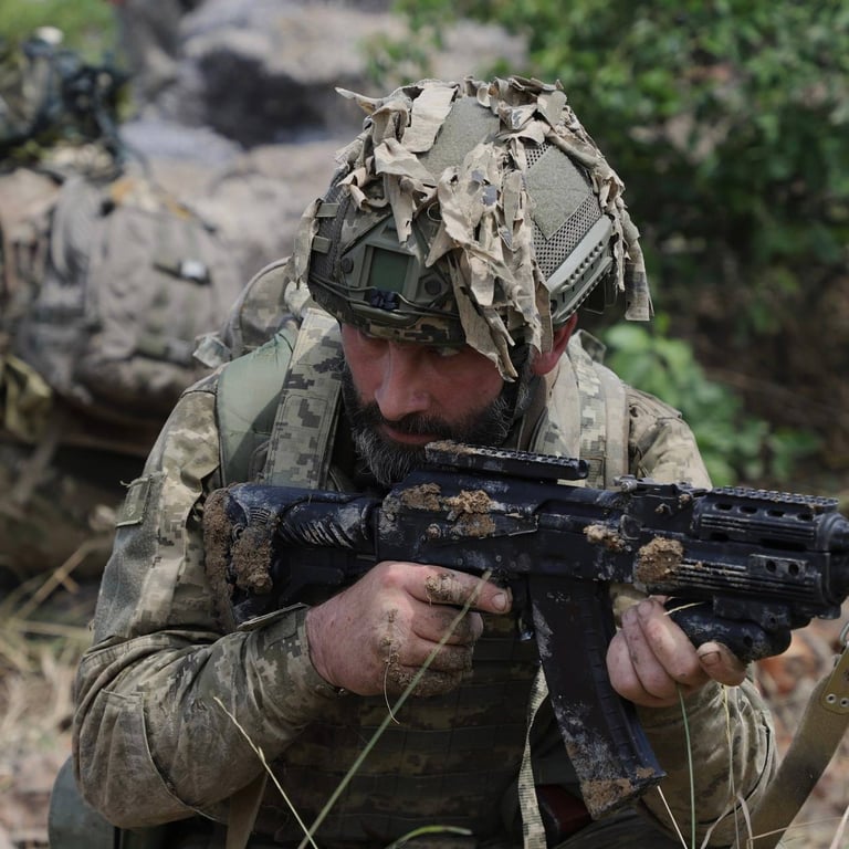 Бійці ЗСУ на завданні