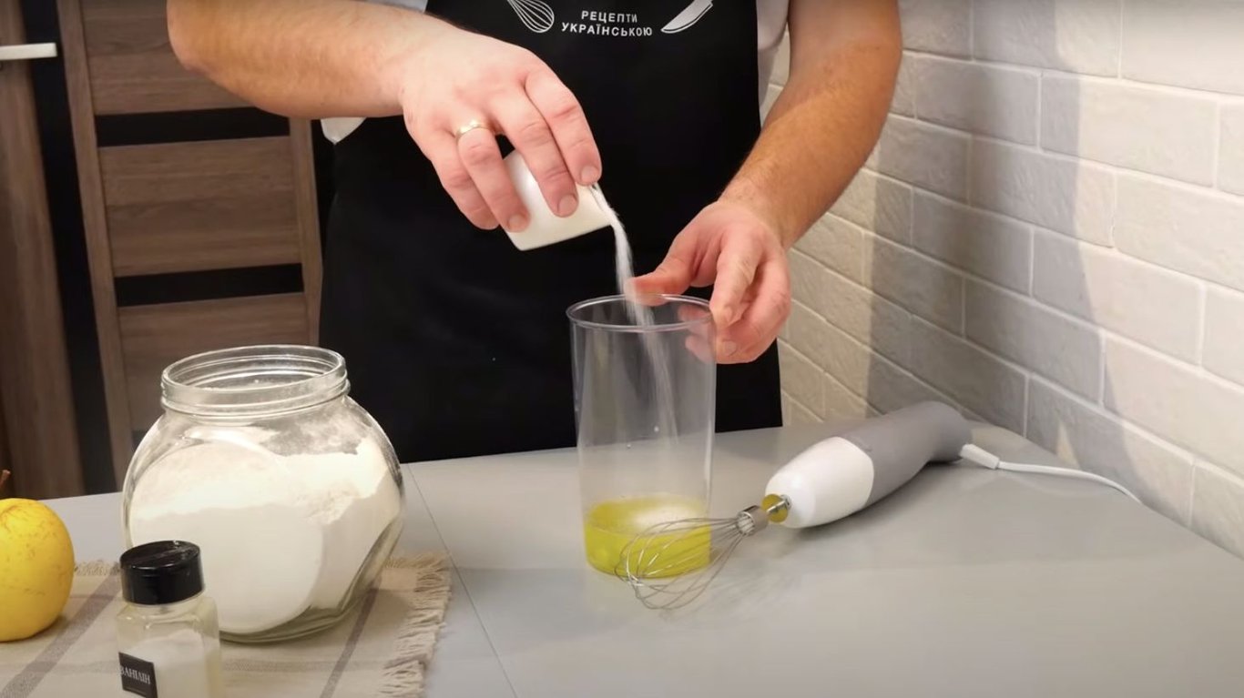 рецепт бісквіта 