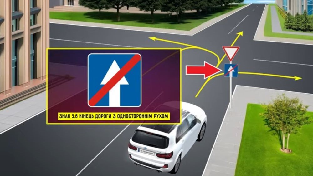 Експрес-тест з ПДР — куди може їхати авто на перехресті - фото 3
