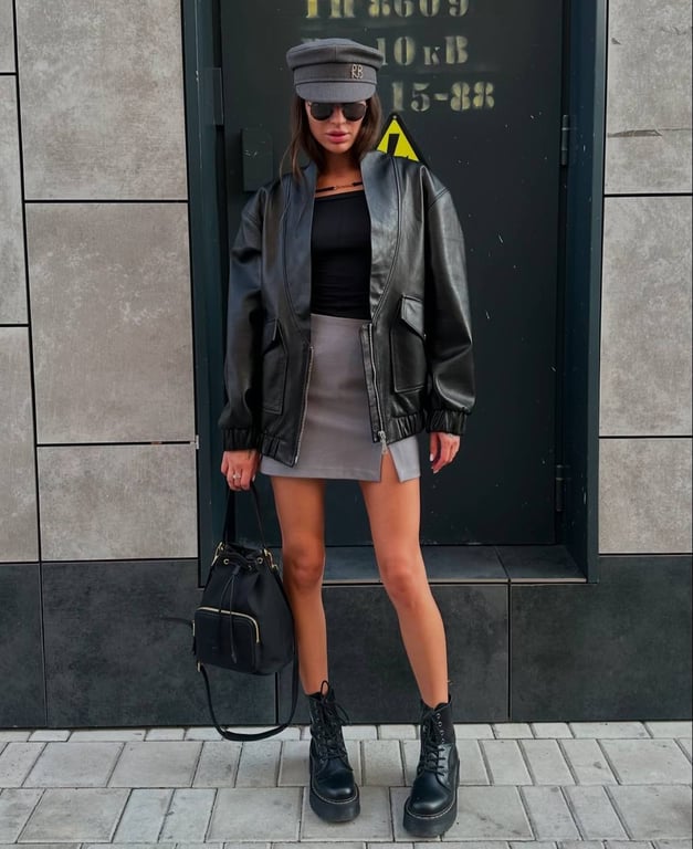 Шкіряна куртка не втрачає актуальності