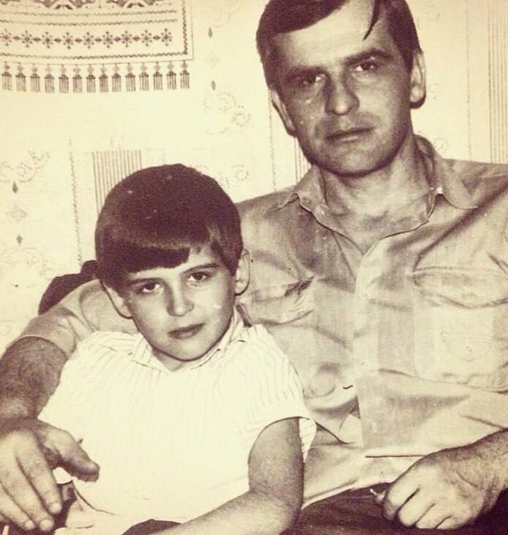 Сергей Танчинец с отцом