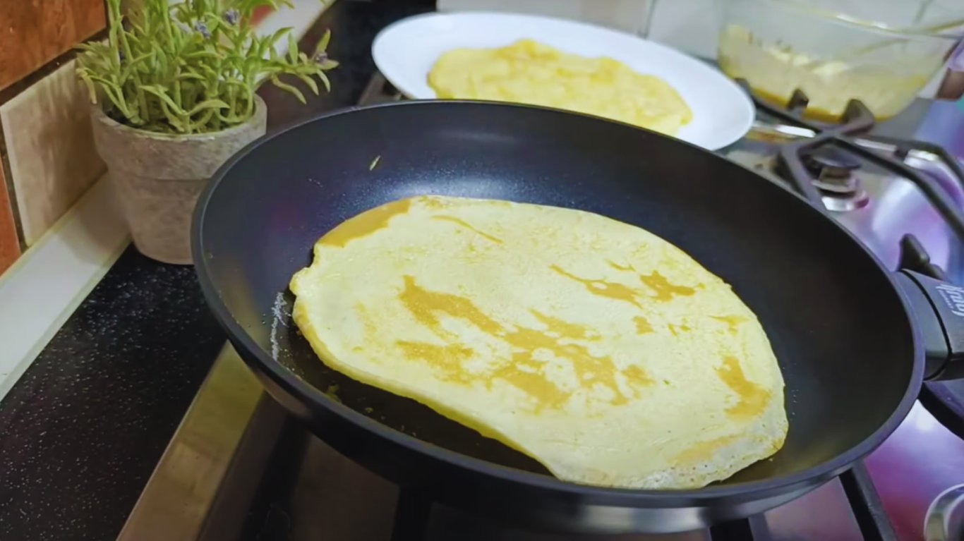 рецепт млинців з грибною начинкою