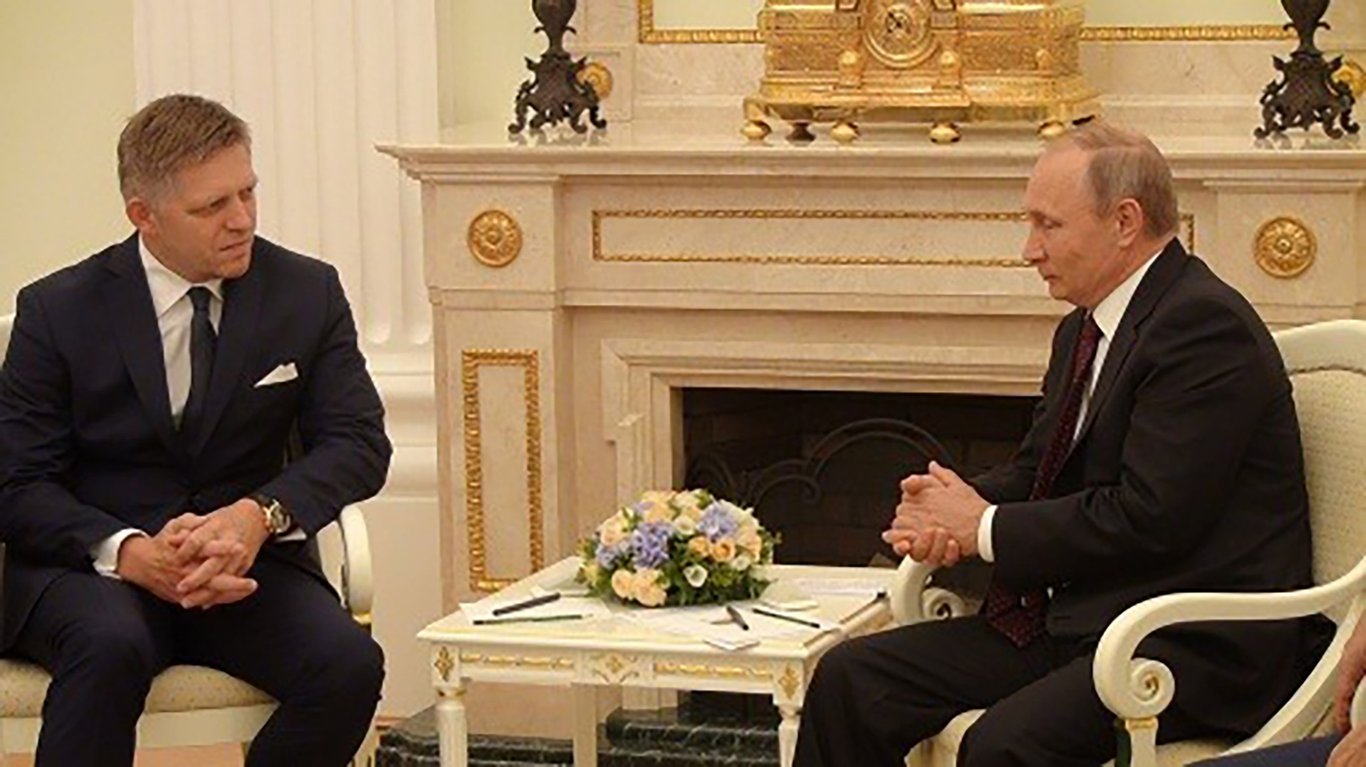 Роберт Фіцо та Володимир Путін