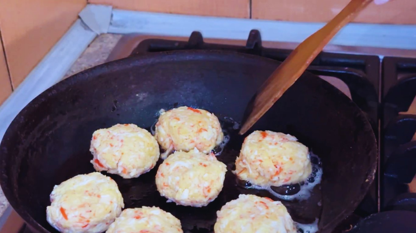 котлети з крабових паличок