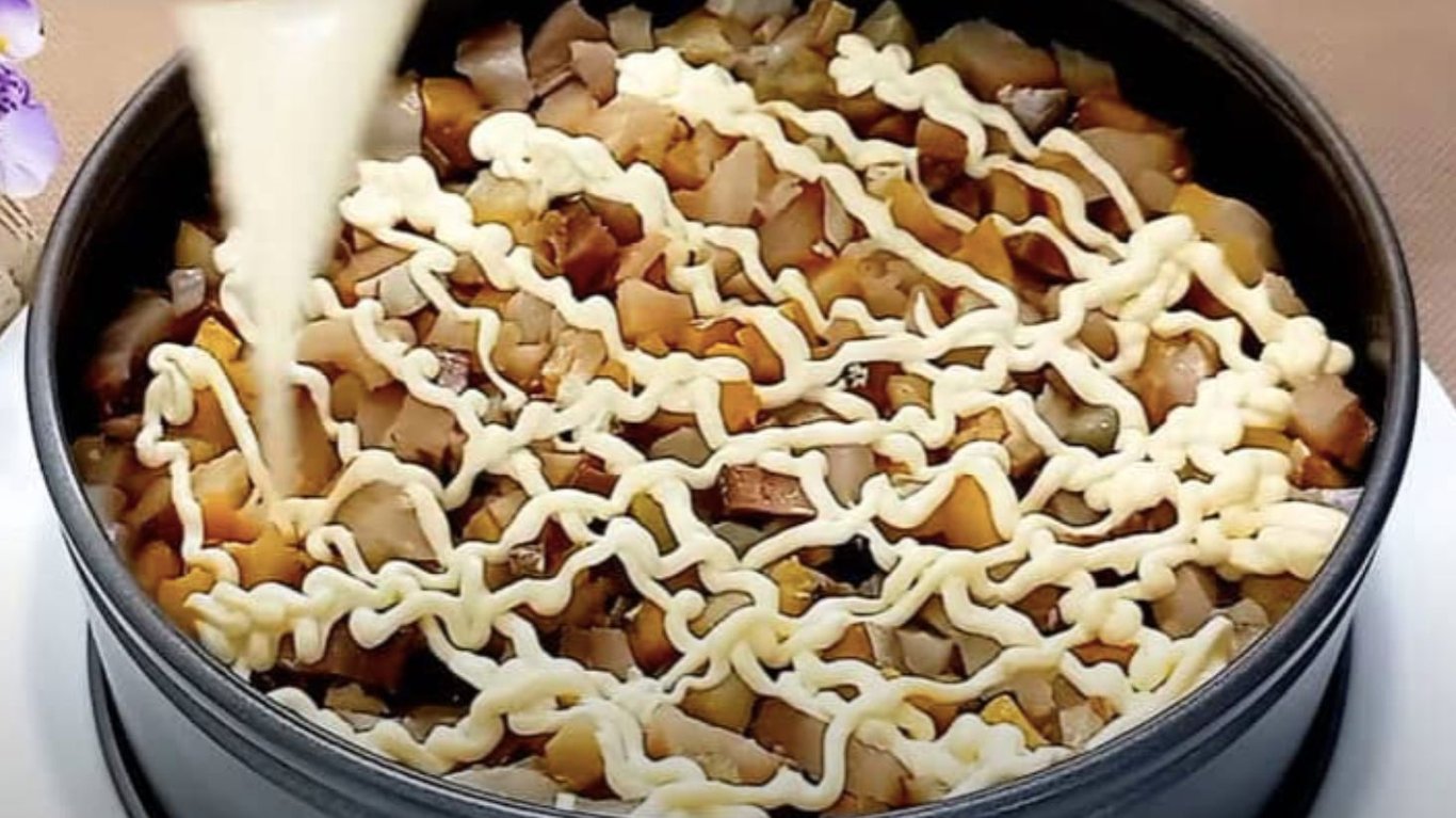 салат Великдень ідеальний після посту