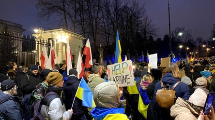 К годовщине российского вторжения: в Польше состоялся марш солидарности с Украиной - 285x160