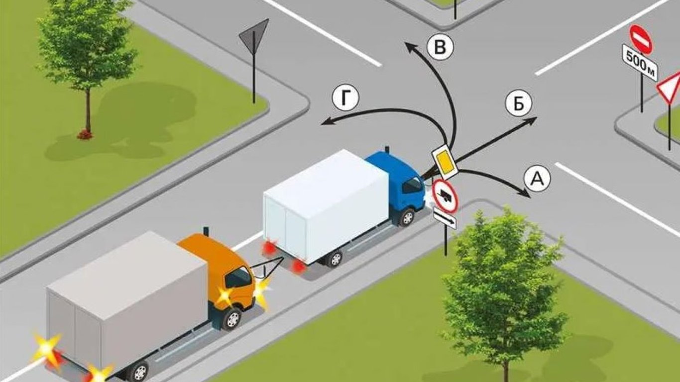 Большинство не справятся с этим ПДД тестом — куда разрешено движение