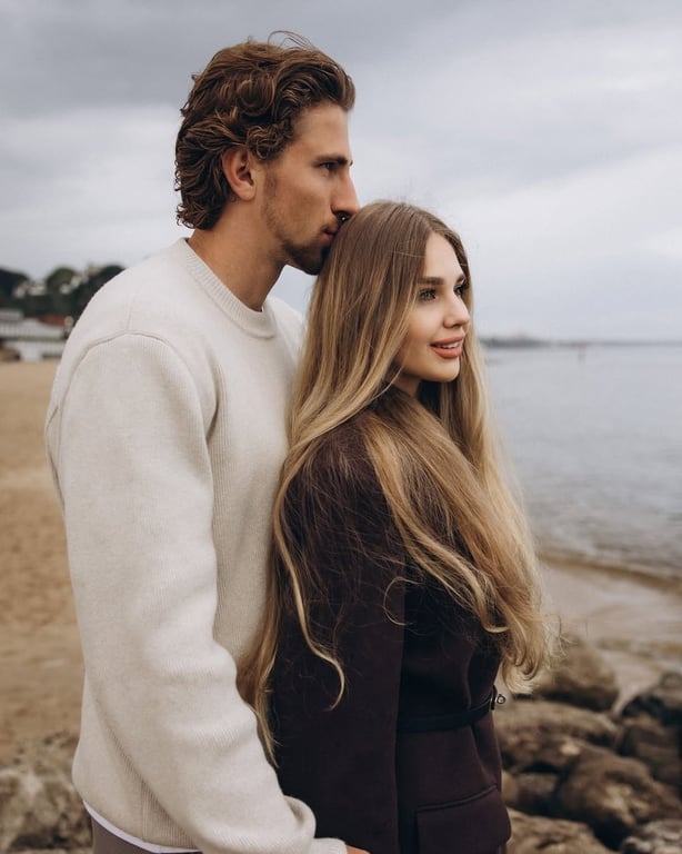 Ілля Забарний з дружиною