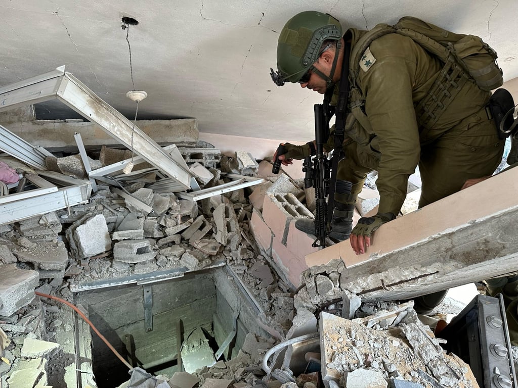 Уничтоженный подземный тоннель ХАМАС