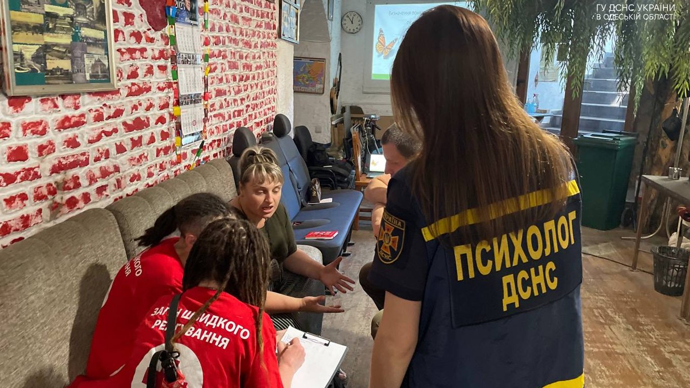 Одесские психологи ГСЧС провели тренинг для Красного Креста