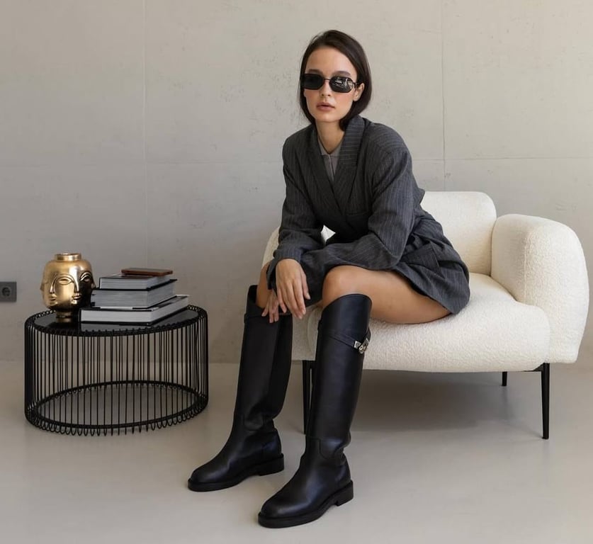 Чоботи по коліна зараз носитимуть майже усі